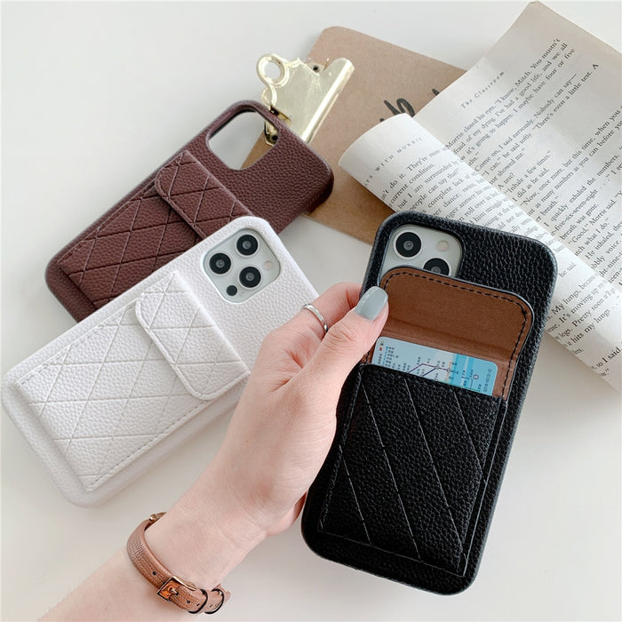 iPhone Case for iphone 13 Pro Max 12 11 7 8 Plus X Xs XR SE2 Unisex Card Holder wallet soft Cover Coque