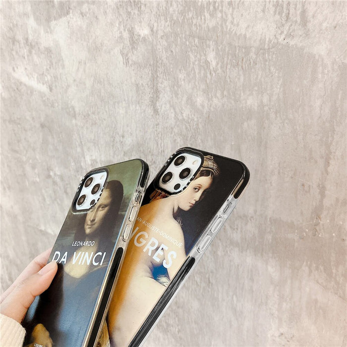 iPhone Case for iPhone 13 Pro Max 12 11 XS XR 7 8 Plus Art sculpture Soft Cover