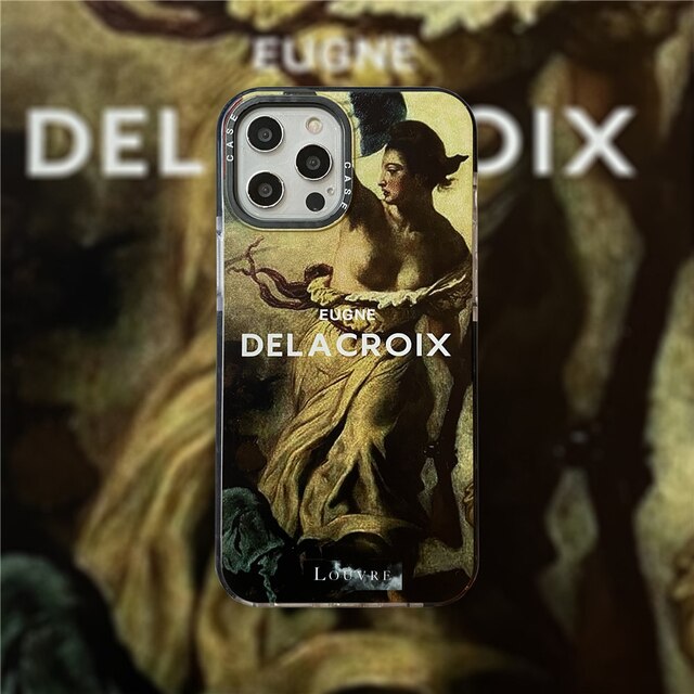 iPhone Case for iPhone 13 Pro Max 12 11 XS XR 7 8 Plus Art sculpture Soft Cover