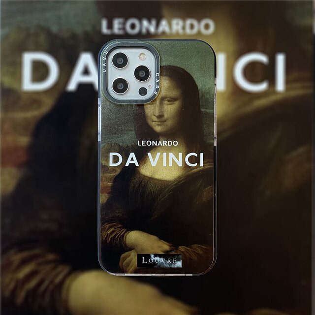 iPhone Case for iPhone 13 Pro Max 12 11 XS XR 7 8 Plus Art sculpture Soft Cover